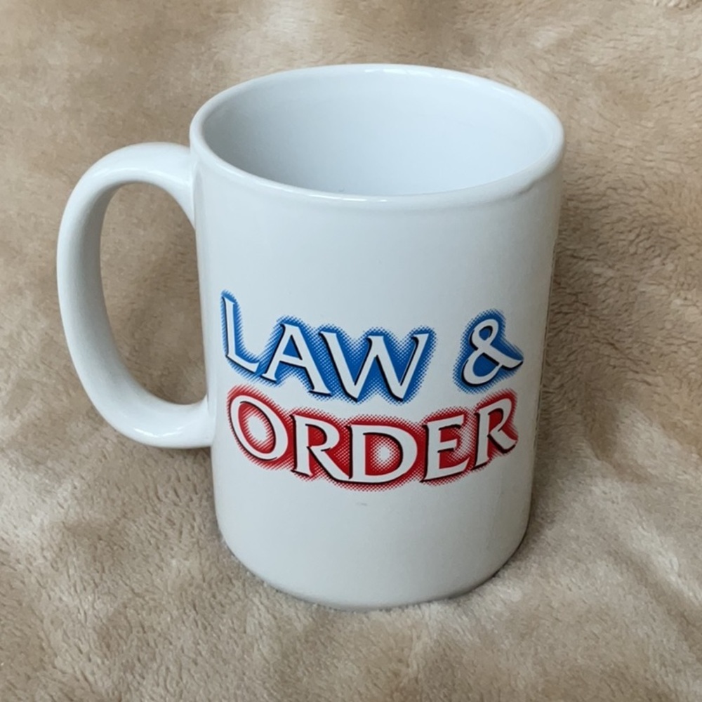 Vintage Collectible Law & Order Mug from 2001